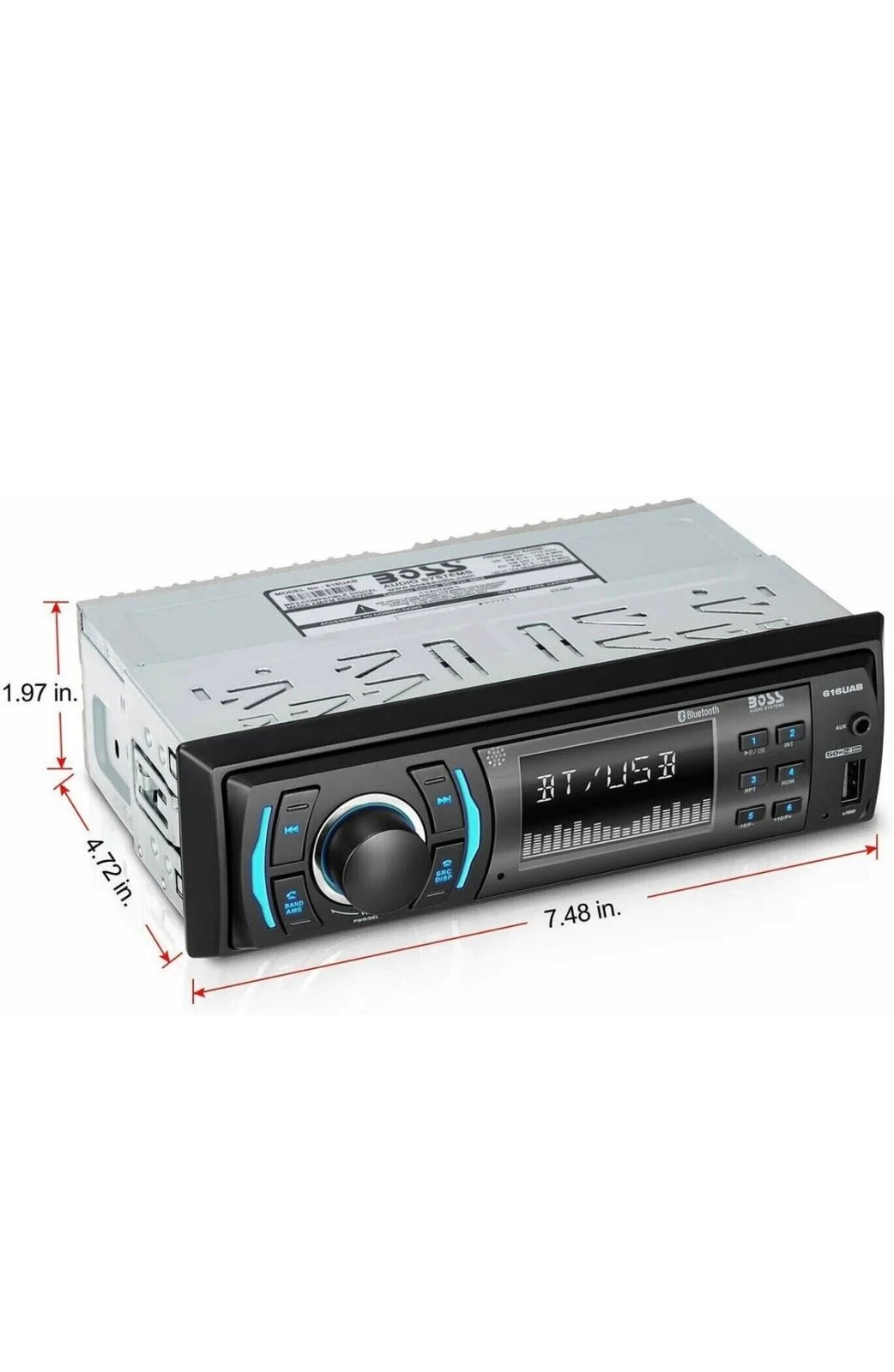 Boss Audio MP3 Radio Head Unit for Car Boat Marine Motorcycle