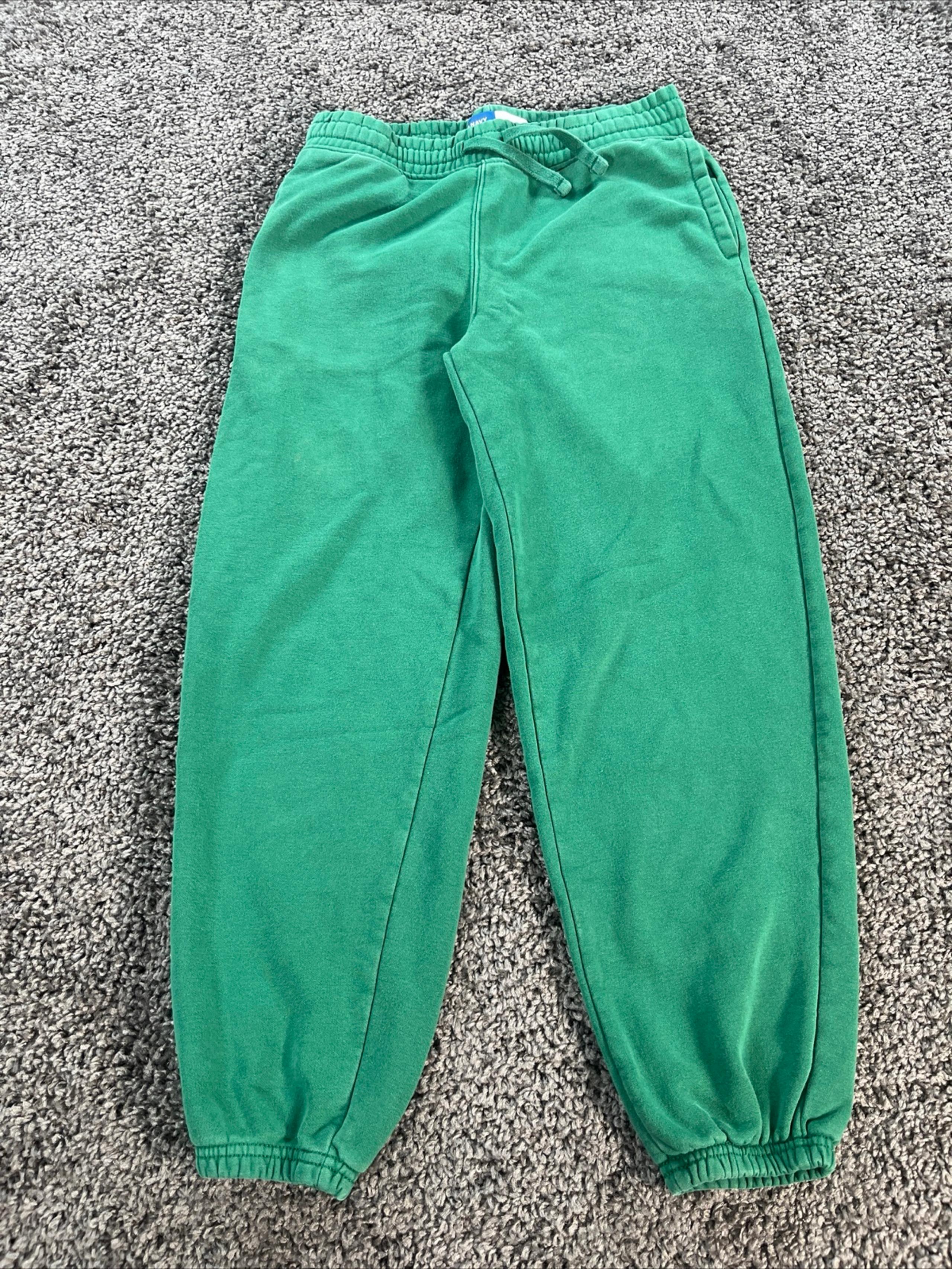 Old Navy Sweatpants Mens Small Baggy Green Y2K Baggy Grunge