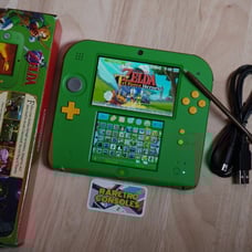 Nintendo 2DS Legend of Zelda Ocarina of Time W/ Box, 32GB, Charger & 60+ Games