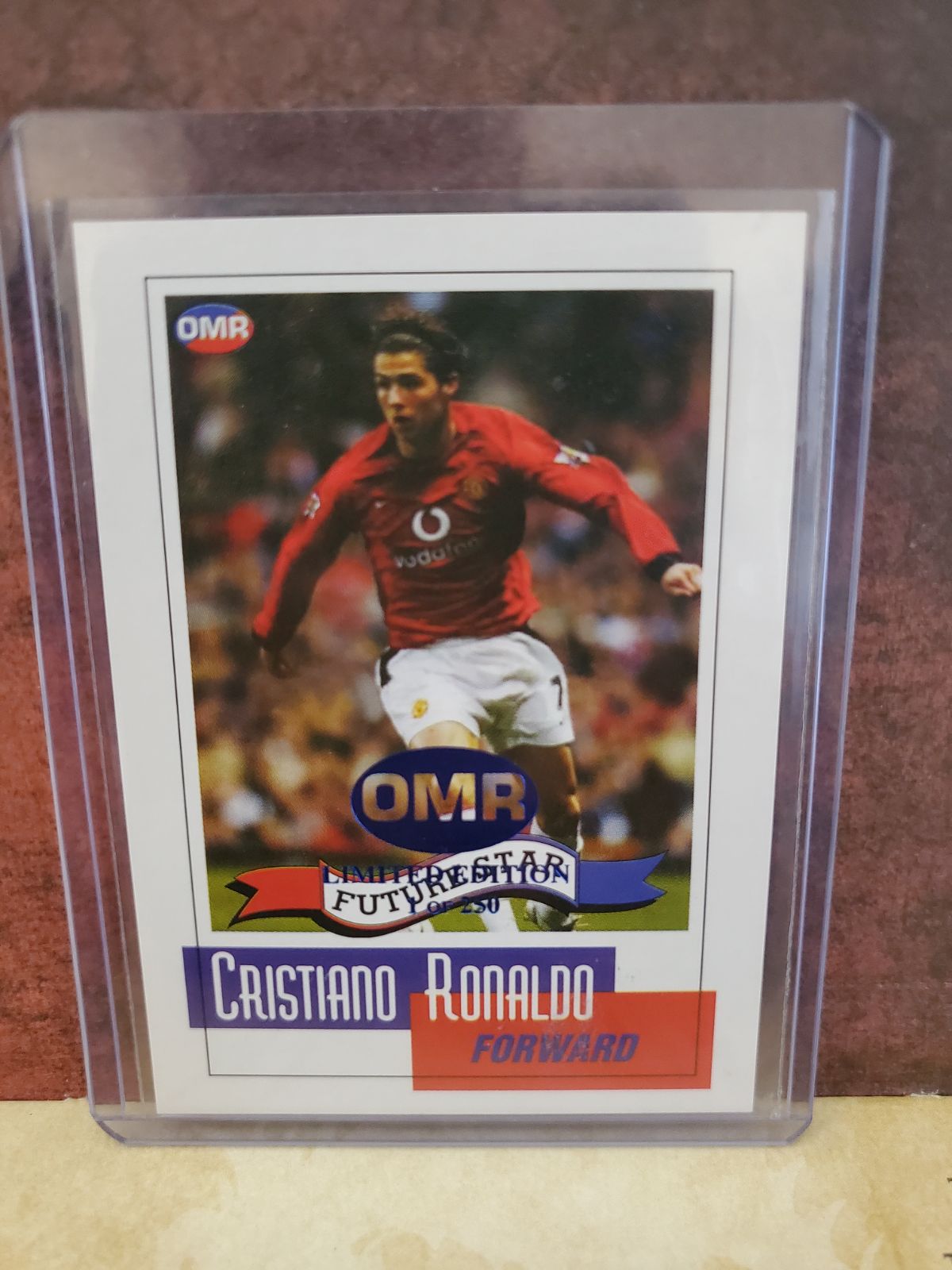 2003 OMR Cristiano Ronaldo Rookie card(L