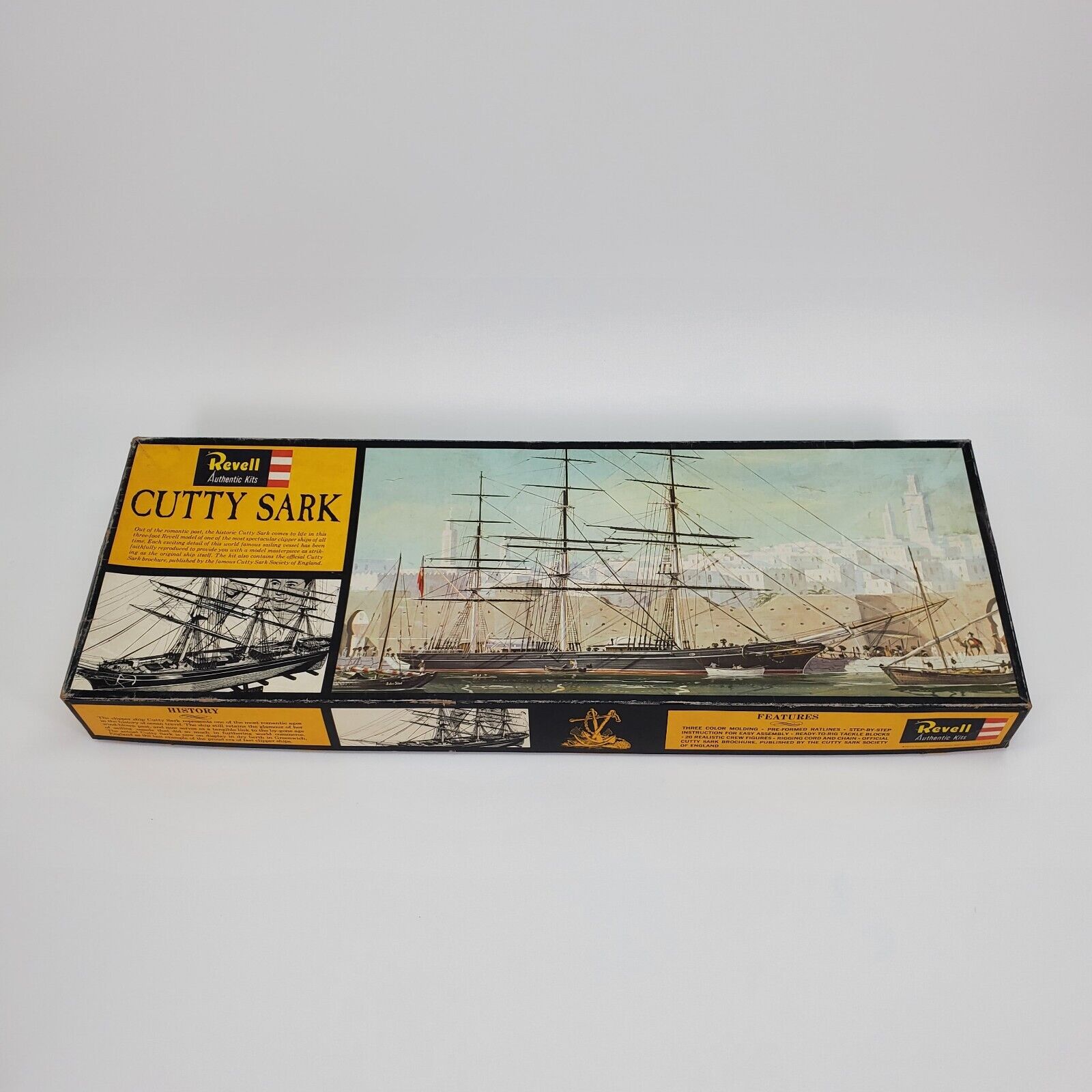 Vintage 1964 Revell Authentic Plastic Model Kit H-394 Cutty Sark 36 - NEW