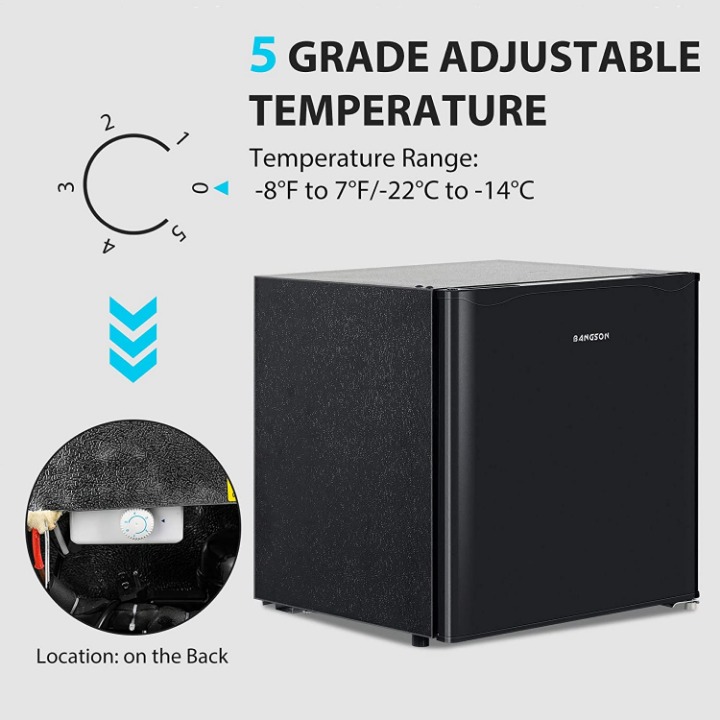 Mini freezer 1.1 Cu.ft Upright Freezer Standing Meat Freezer