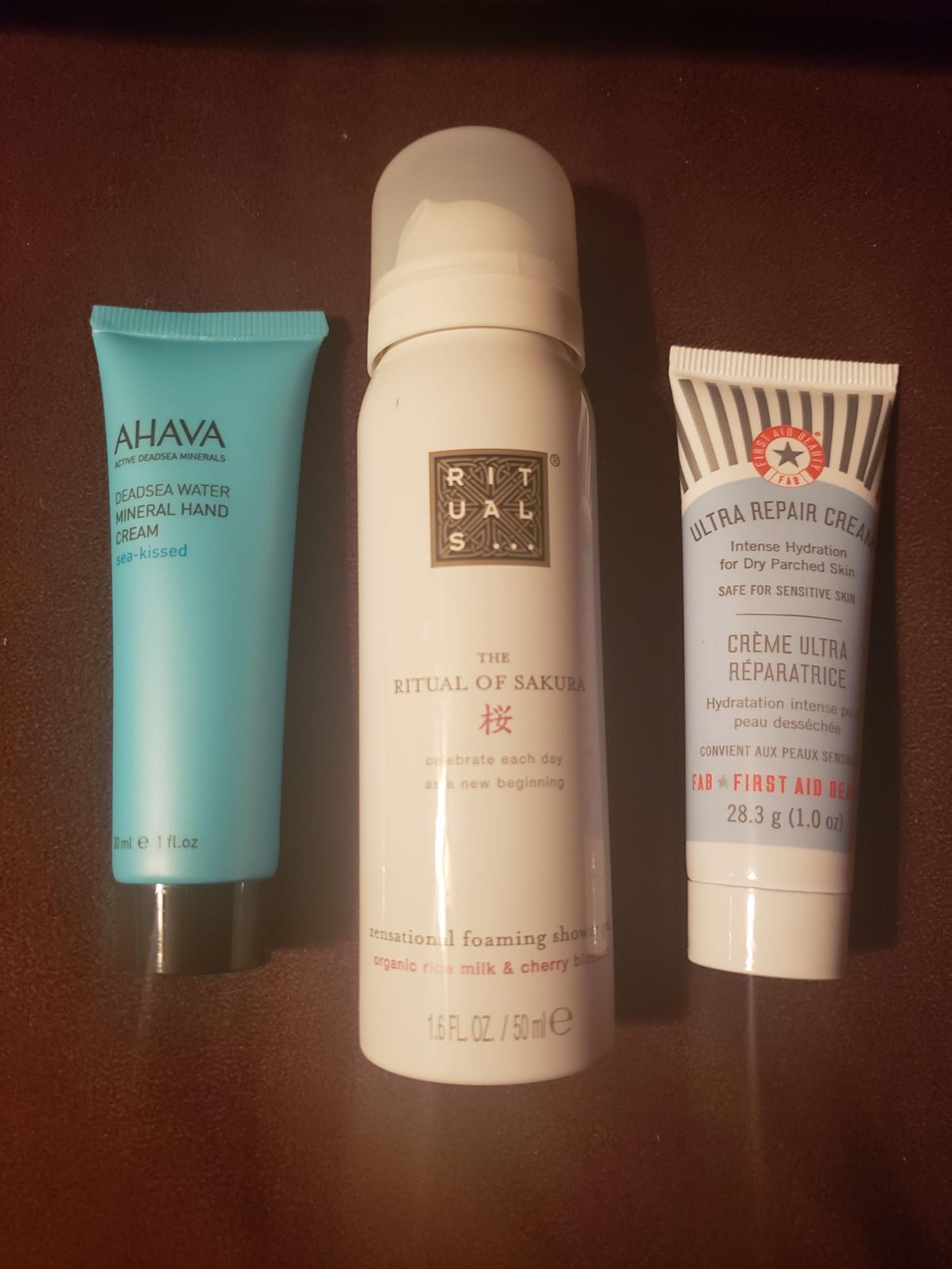Ahava, First Aid Beauty, Rituals Bundle