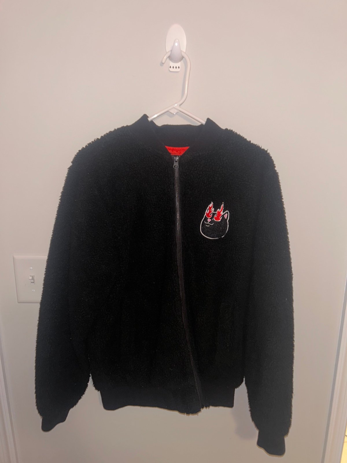 RipNDip Black Sherpa Jacket Men’s Medium