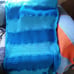 55x33 in crochet afghan couch blanket