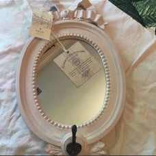 BRAND NEW SHABBY CHIC STYLE PINK WOOD OV