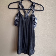 Lululemon Rest Less Tank Flowabunga Sz 6