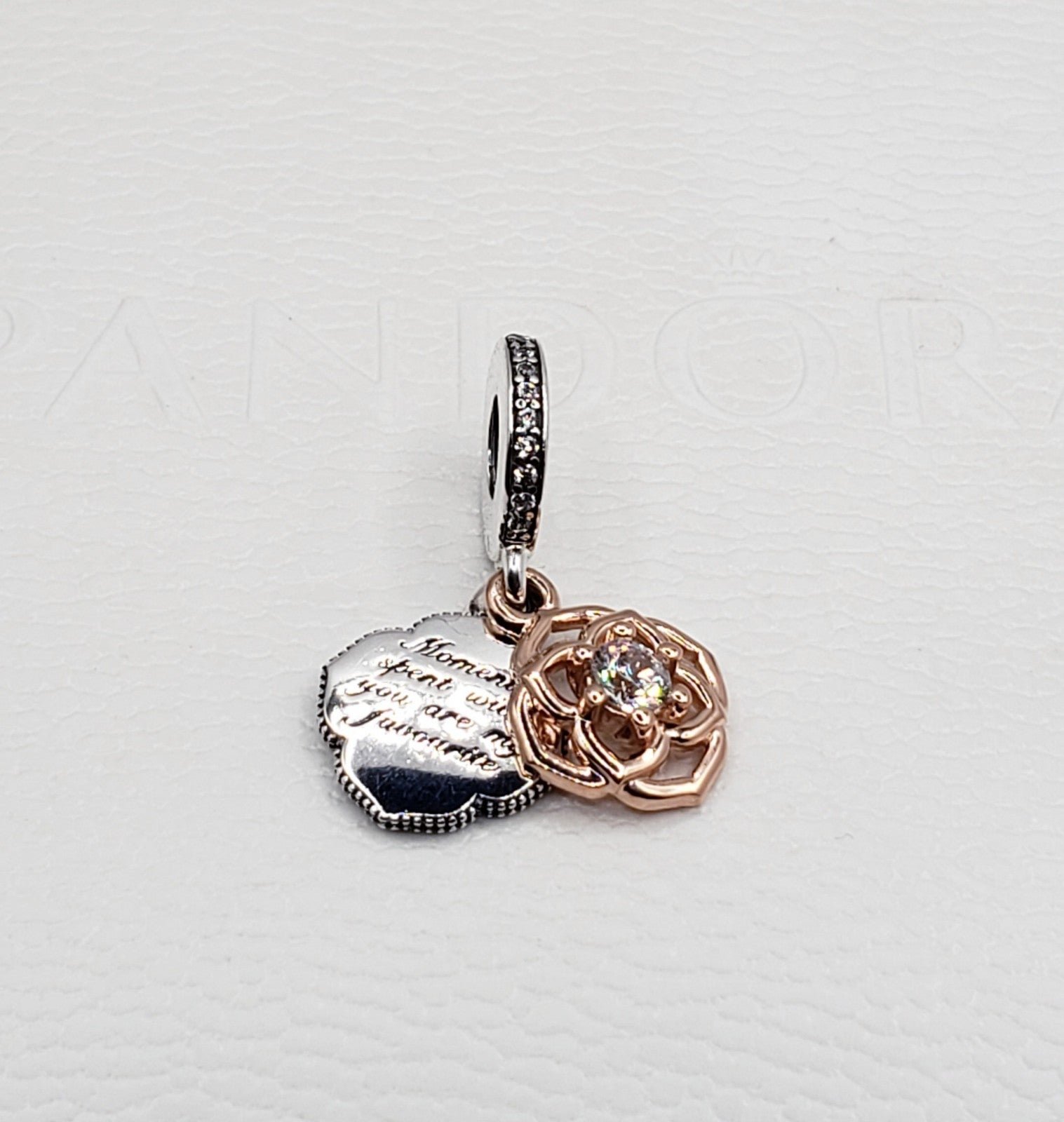 Authentic Pandora Rose Dangle Charm