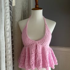 Handmade crochet knit top