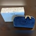 NWOT Christian Dior Dark Blue Velvet Cosmetic Pouch w/ Goodies