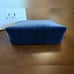 NWOT Christian Dior Dark Blue Velvet Cosmetic Pouch w/ Goodies