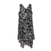 Simply Vera Women's Dress, Size XL, White & Blue Floral