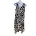 Simply Vera Women's Dress, Size XL, White & Blue Floral