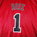 Adidas NBA Chicago Bulls #1 Basketball Jersey Red Classic Retro Sports 4XL