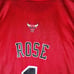 Adidas NBA Chicago Bulls #1 Basketball Jersey Red Classic Retro Sports 4XL