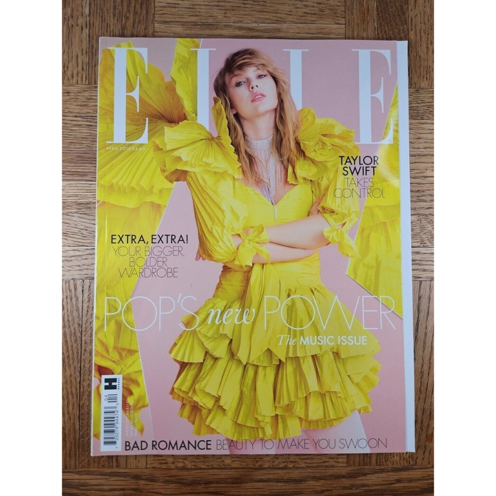 Elle Magazine (UK) April 2019 Issue | Taylor Swift Cover (No Label)