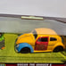 Sesame Street Oscar The Grouch Figure & 1959 Volkswagen Beetle Diecast Car Set