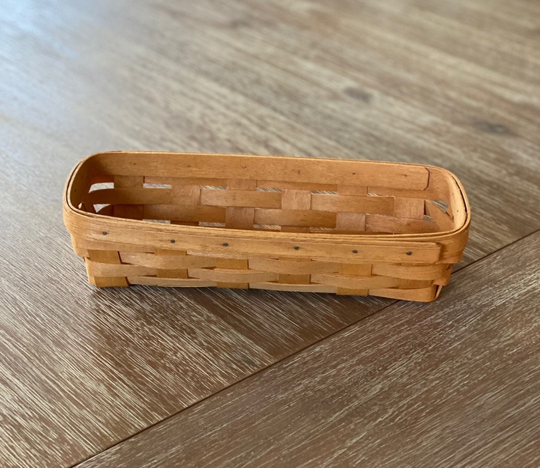 Longaberger Handwoven Rectangular Basket