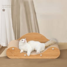 Premium Cat Scratch Board - Durable Cardboard Scratcher for Indoor Cats