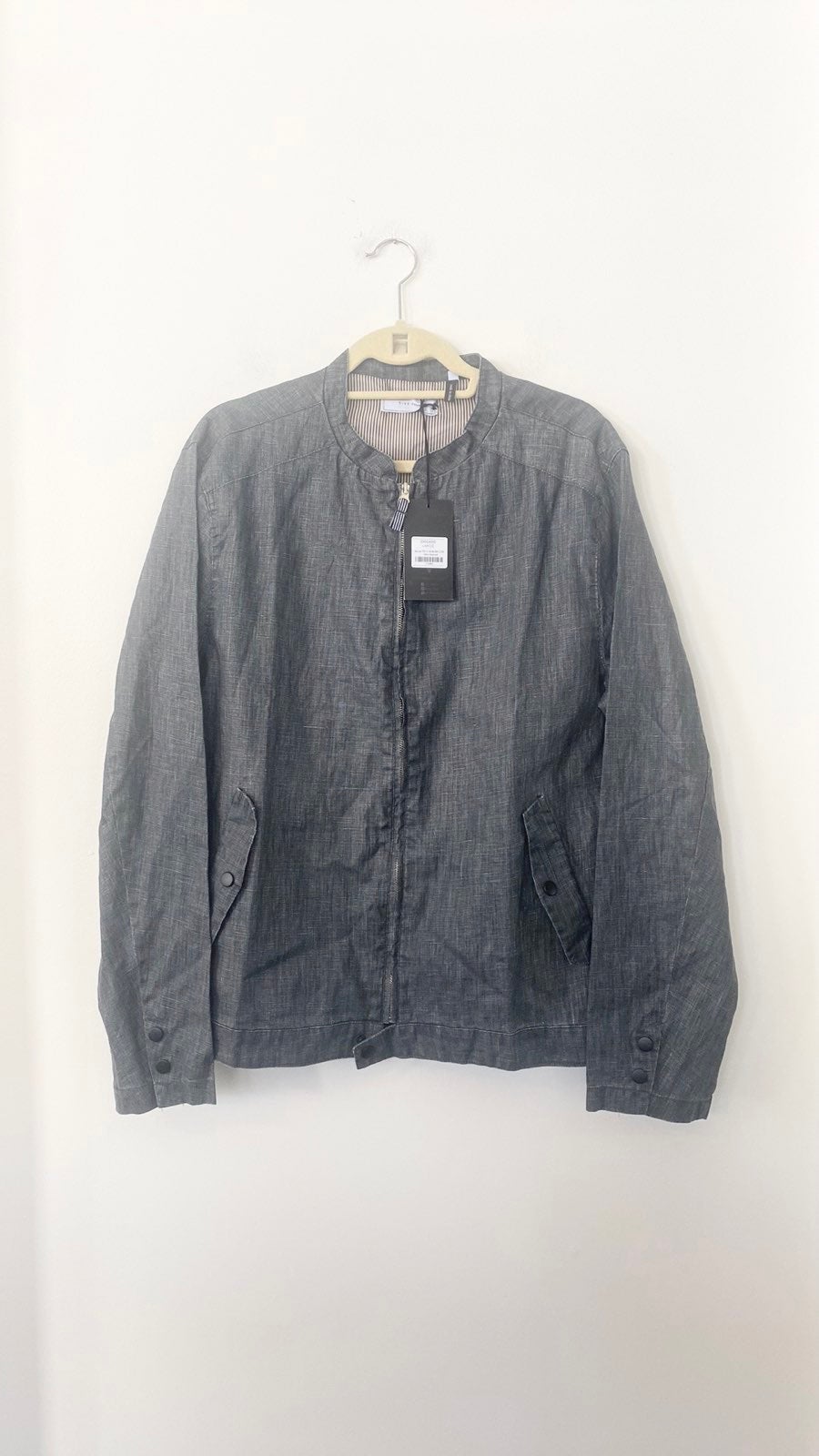Five Four Mens Linen flight Jacket L - www.vitorcorrea.com Five Four Mens Linen flight Jacket L - www.vitorcorrea.com