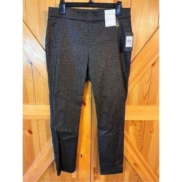 TOMMY HILFIGER Women's Pull-On Shimmer Pants Size 12 nwt (2924)