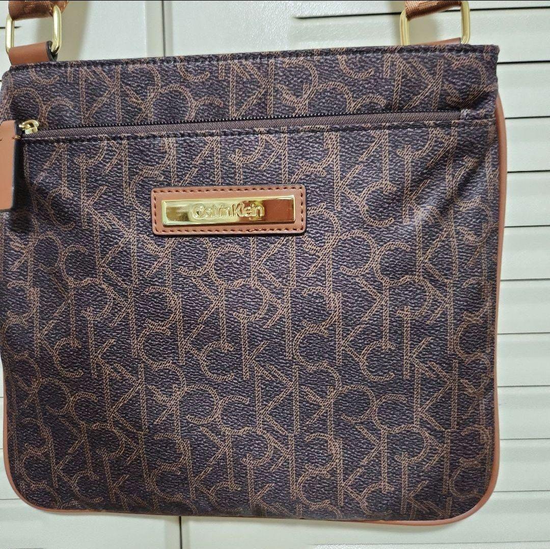 Calvin Klein shoulder bag, dark brown