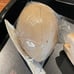 Paper Mache 6.5” bunny,1 -5.5” egg & 8 2.5” eggs