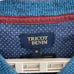 Tricot Denim Sweater Men Size Medium Blue