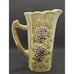 Studio Art Pottery Pitcher with Grapes Signed SD Iridescent Sheen Beautiful