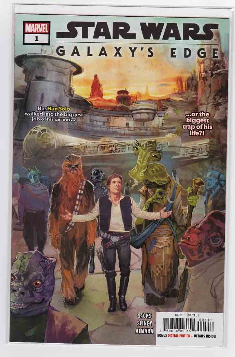 Star Wars Galaxy's Edge #1 (2019) Rare 1st Print Rod Reis Cover