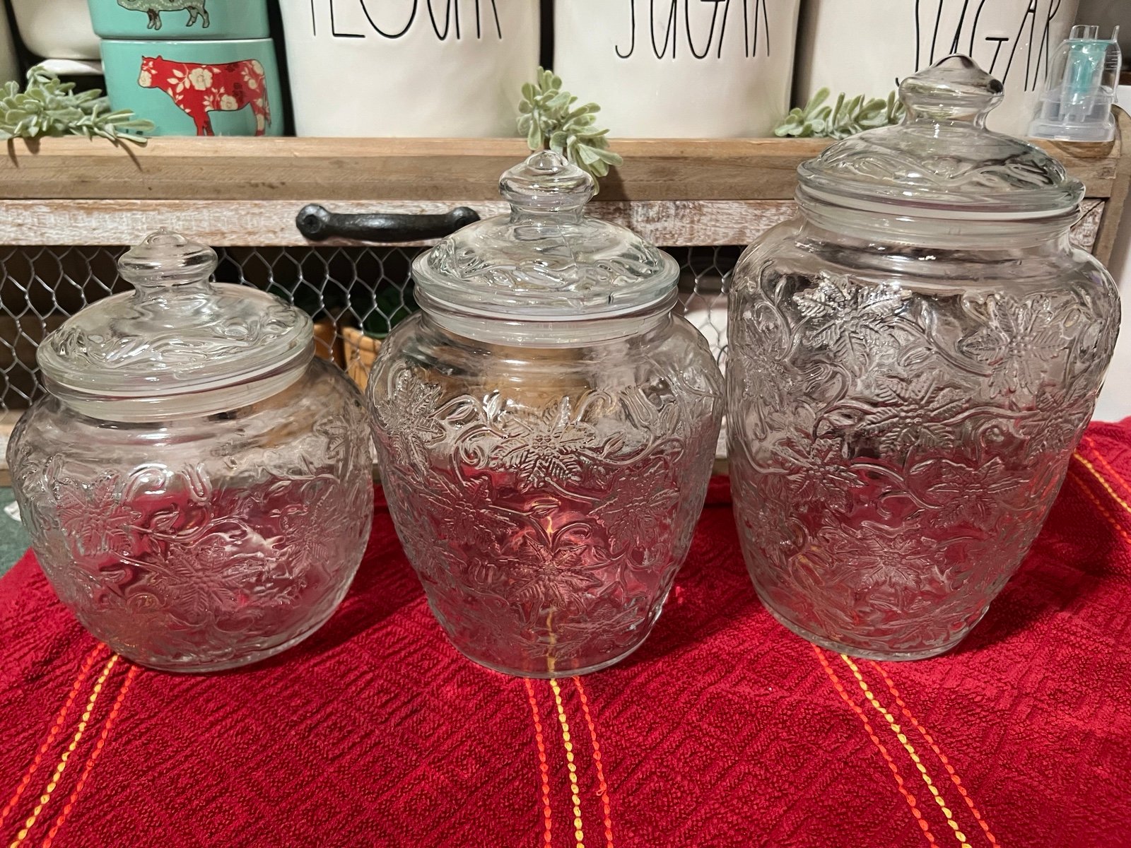 Princess House Fantasia Canister set