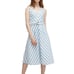 Kate Spade New York Deck Stripe Midi Dress Sleeveless Blue White Women's 14 NWT