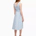 Kate Spade New York Deck Stripe Midi Dress Sleeveless Blue White Women's 14 NWT