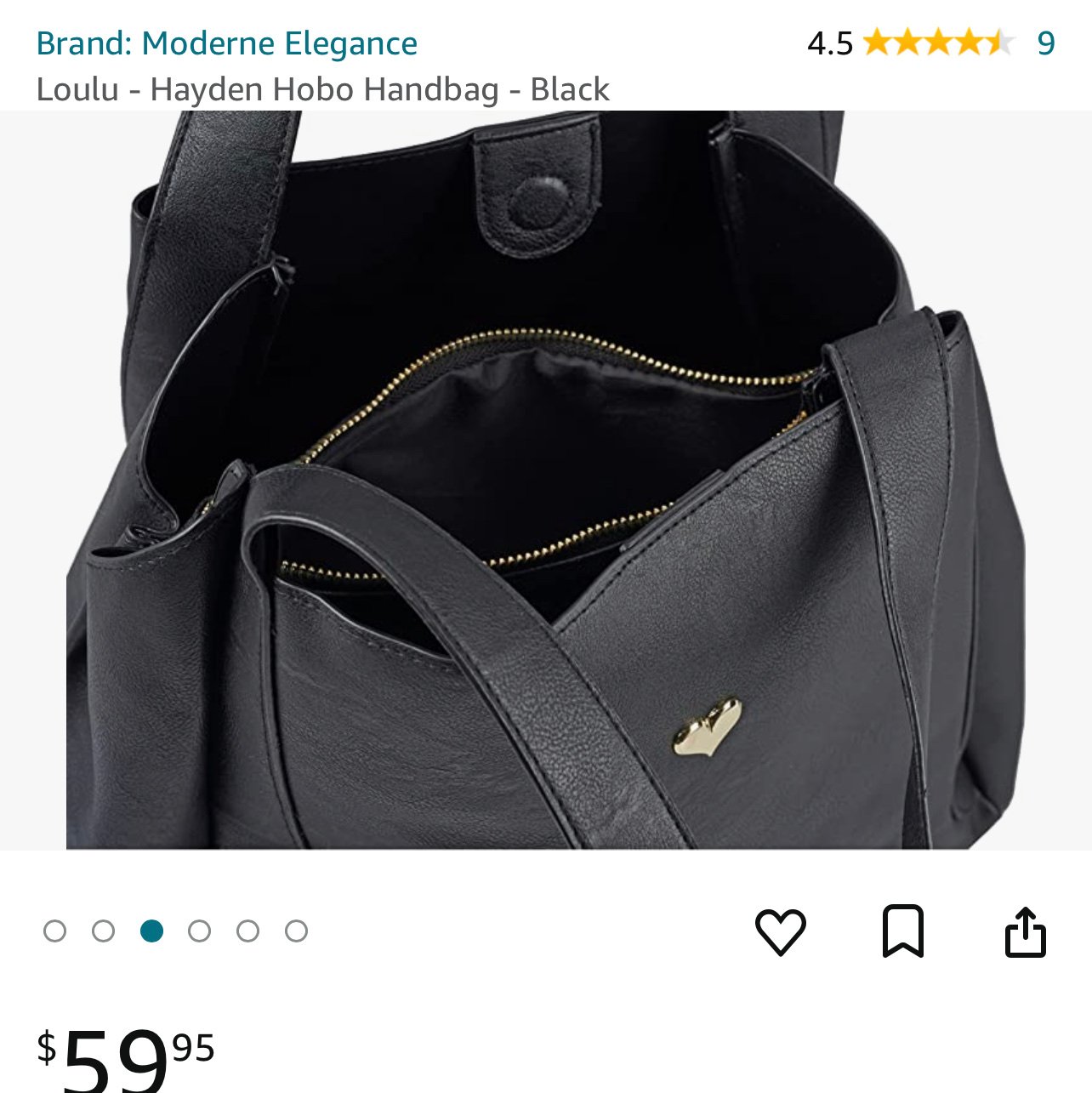 Black handbag