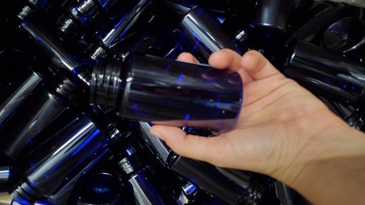 100 Bottles WHOLESALE 150 cc Dark Green