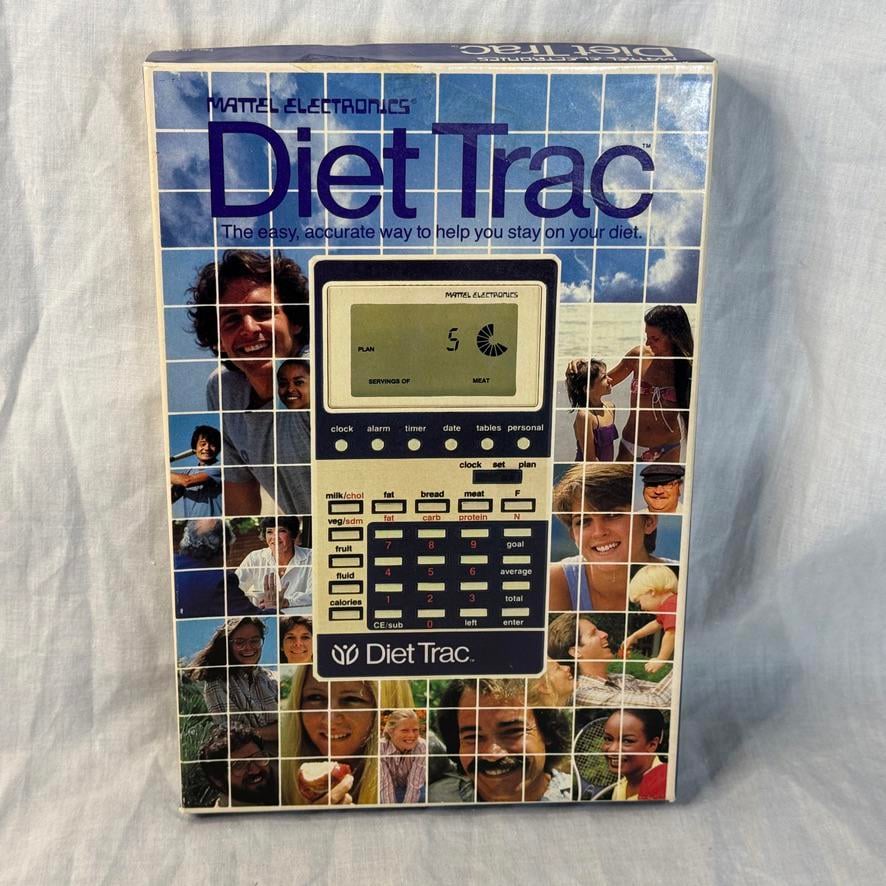 NEW IN BOX NIB Diet Trac Mattel Electronics Personal Diet Computer 3630