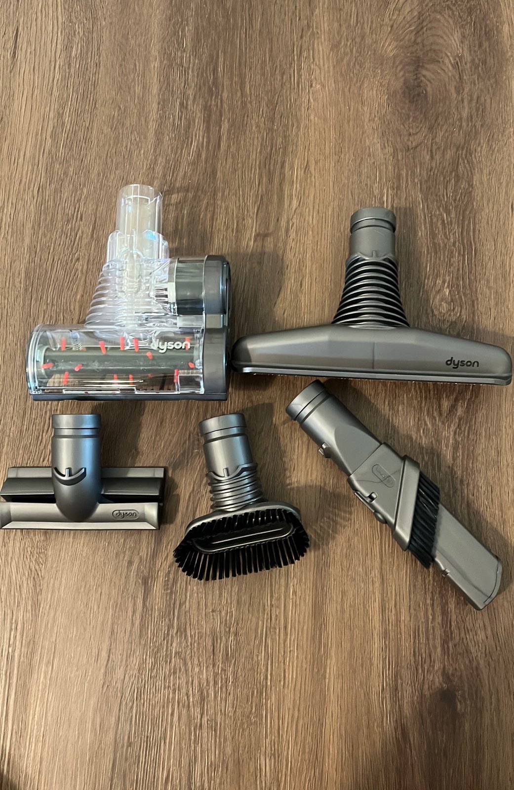 New Dyson vacuum attachments set of 5