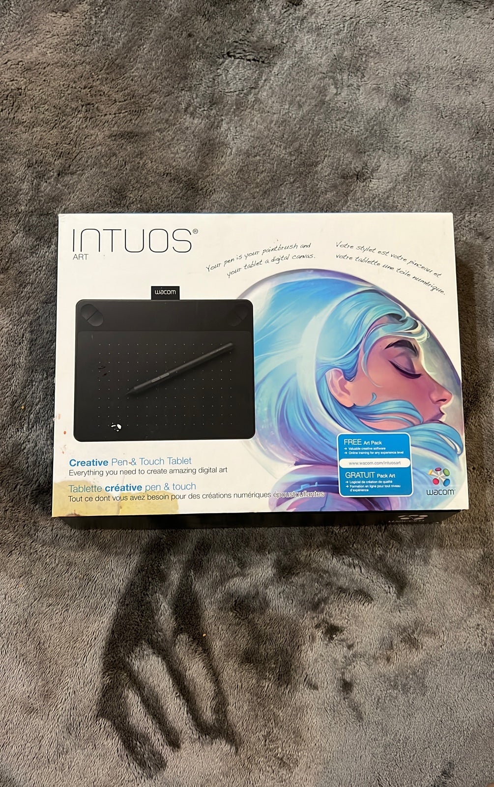 Wacom Creative Pen and Touch Tablet - Intuos Art - Like New