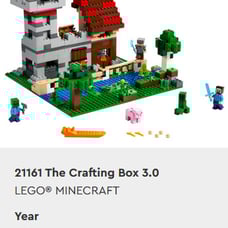 LEGO Minecraft 21161 : The Crafting Box 3.0