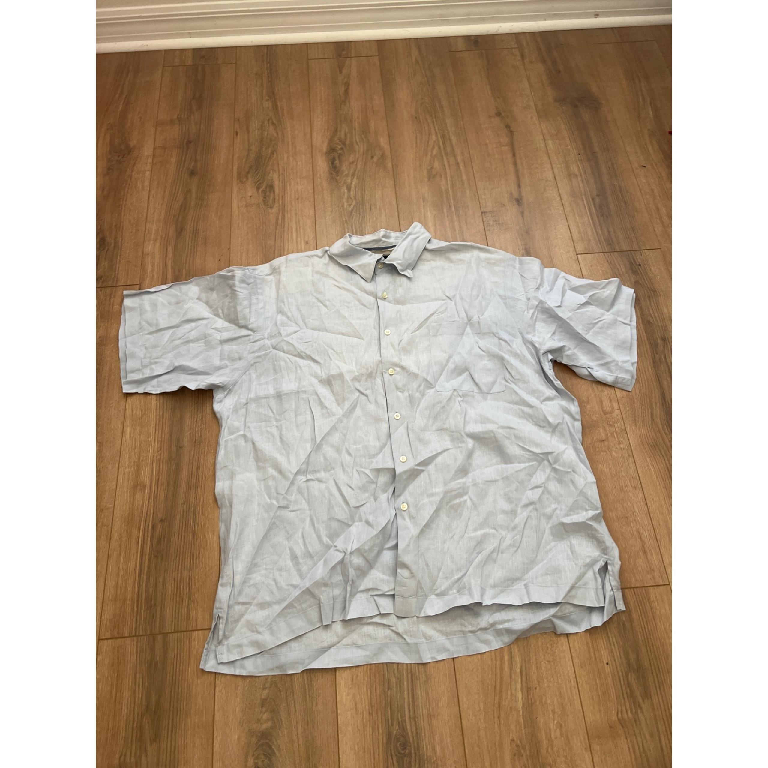 Neiman Marcus Men's Short Sleeve Button Down Shirt Size XL
