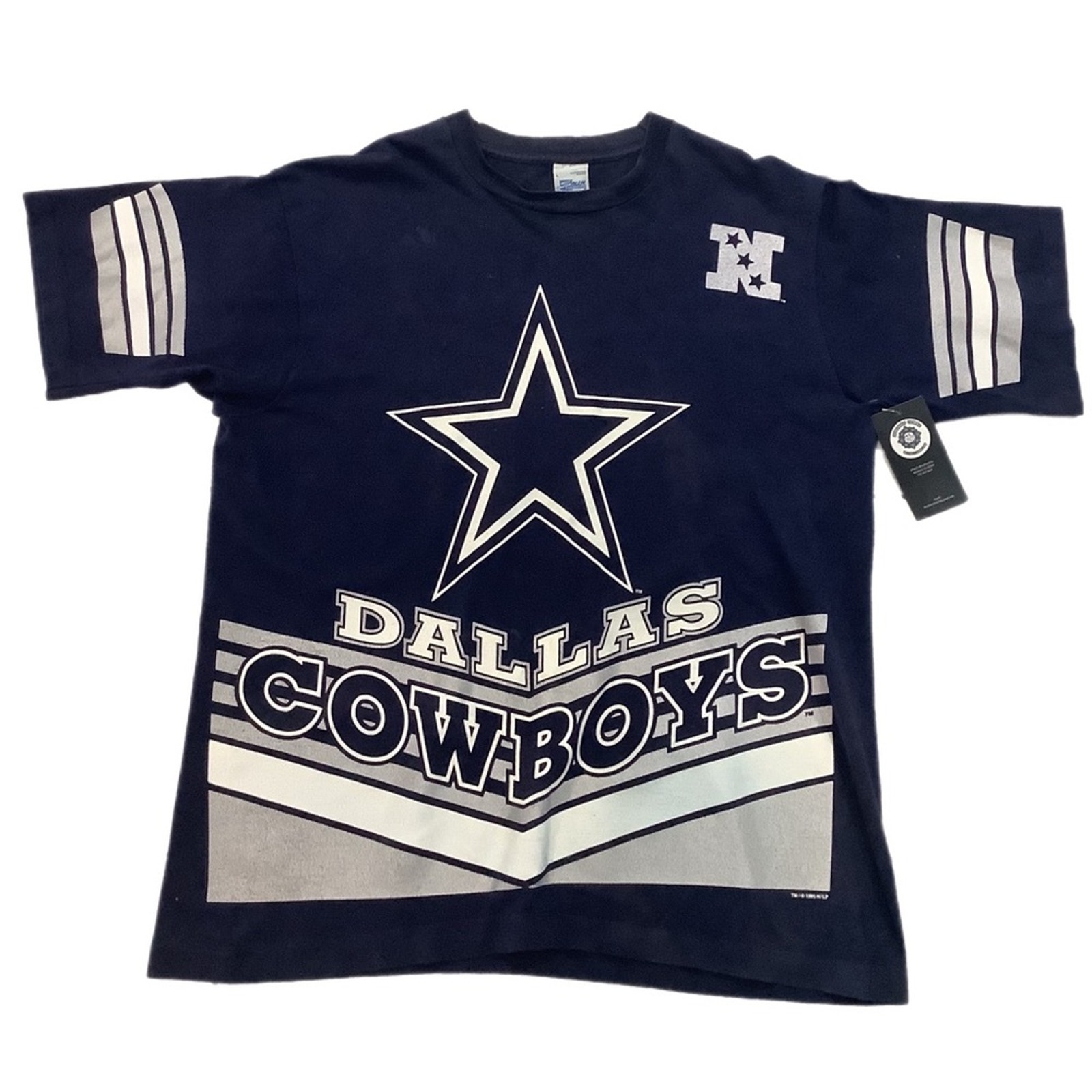 1995 ALL PRINT Dallas Cowboys NFL T-shirt