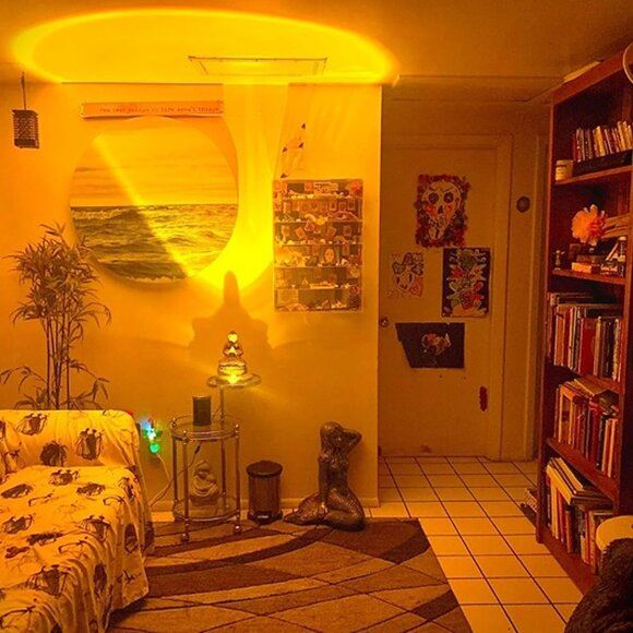NEW Sunset Lamp Projector, 180 Degree Rotation Sunset Projection Light