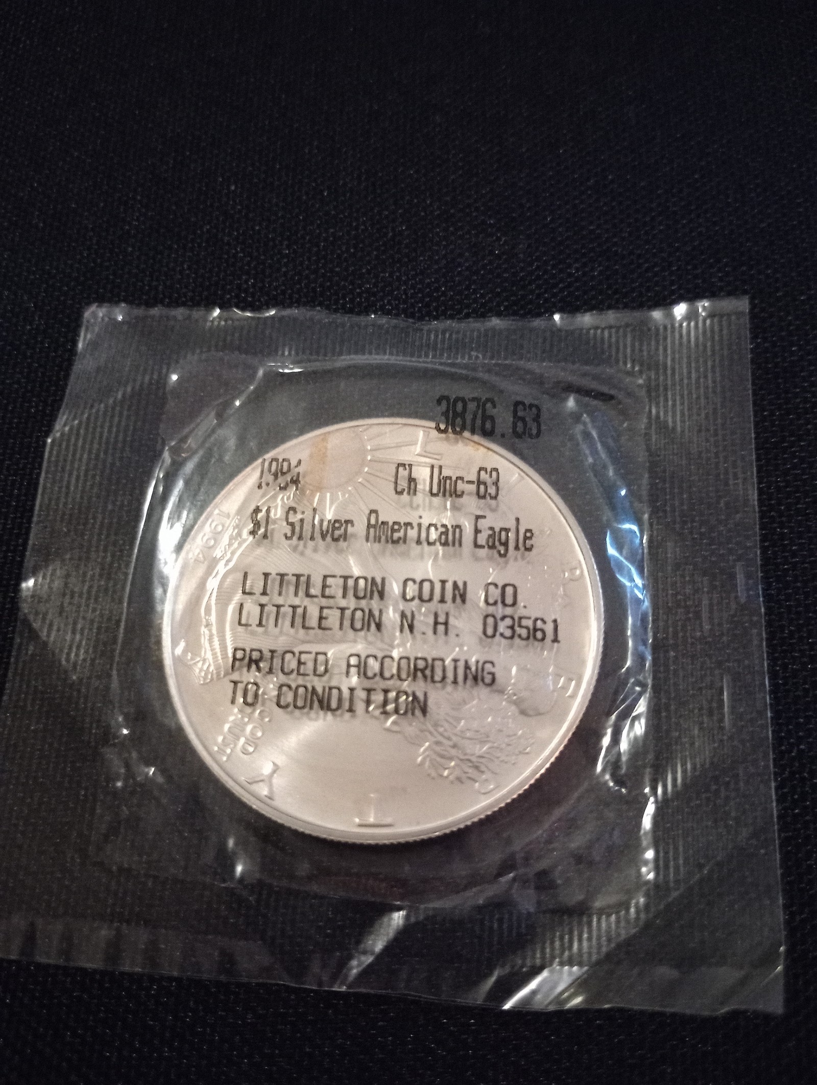 Liberty Walking Silver Dollar 1994