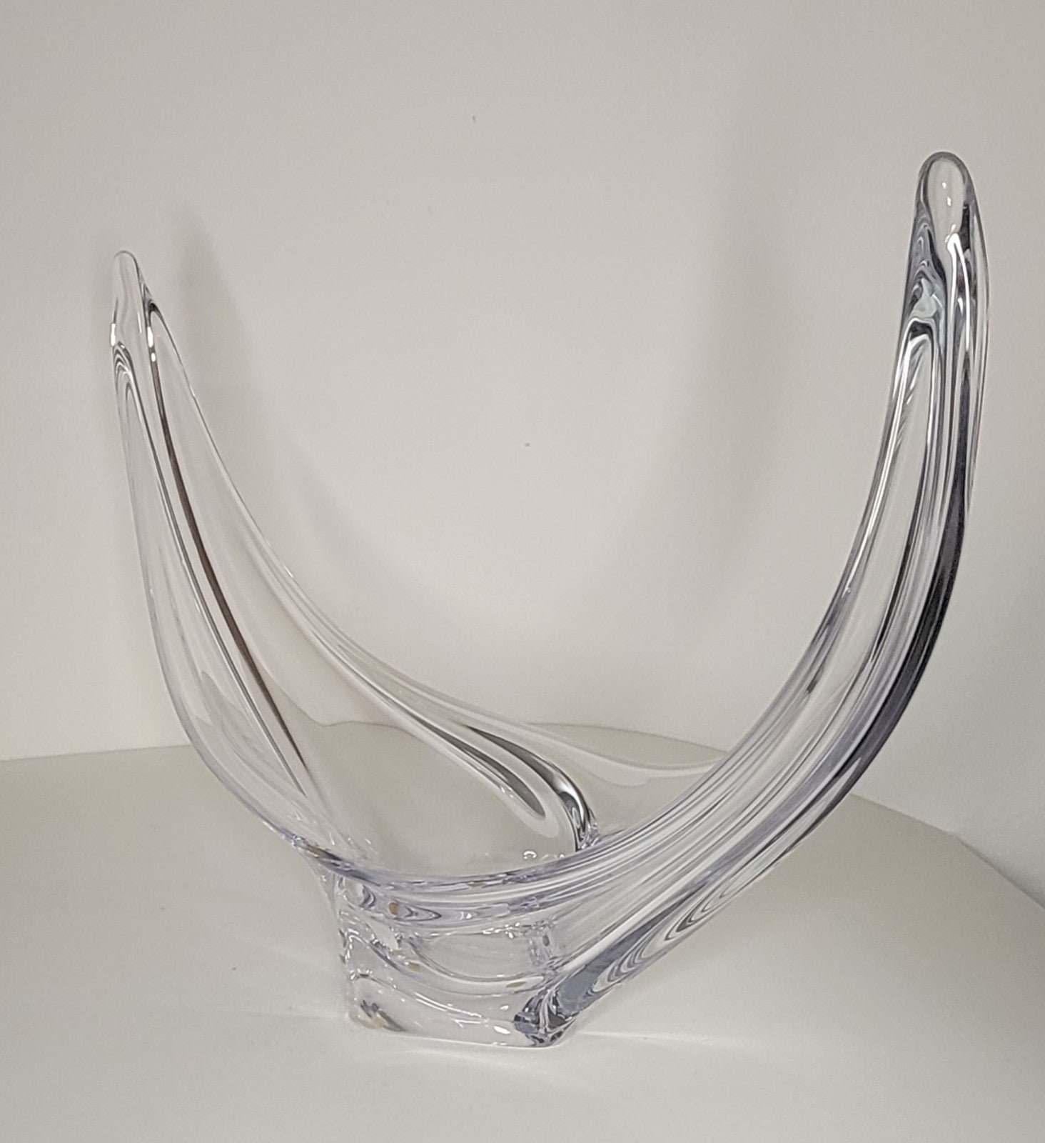Vintage Mid Century Modern Crystal Art Glass Semmes France