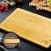 Wood Cutting Boards for Kitchen - Set of 3