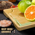 Wood Cutting Boards for Kitchen - Set of 3