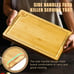 Wood Cutting Boards for Kitchen - Set of 3