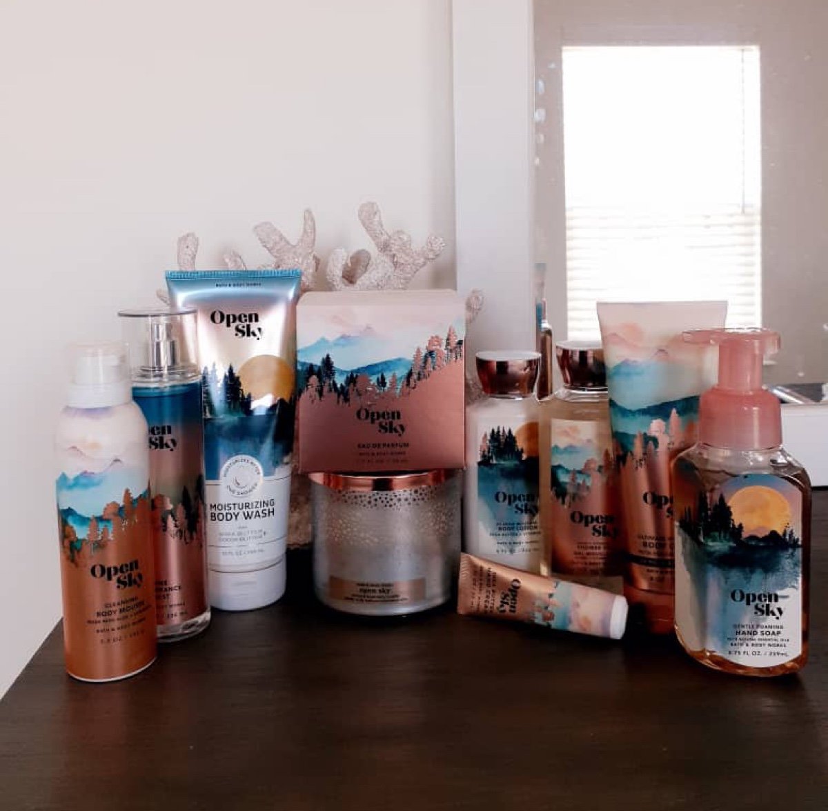 Bath and Body Works Open Sky Body Care Bundle 10pcs Set