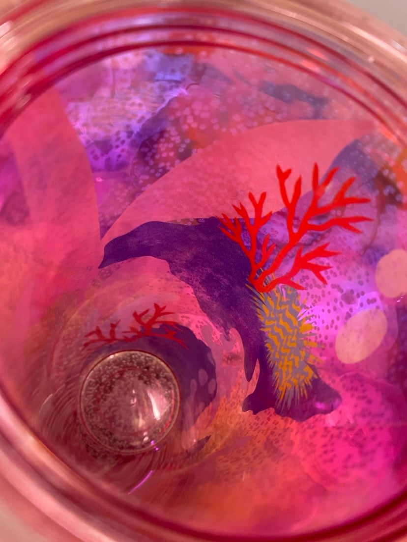 Starbucks coral cup newest - RARE inverted
