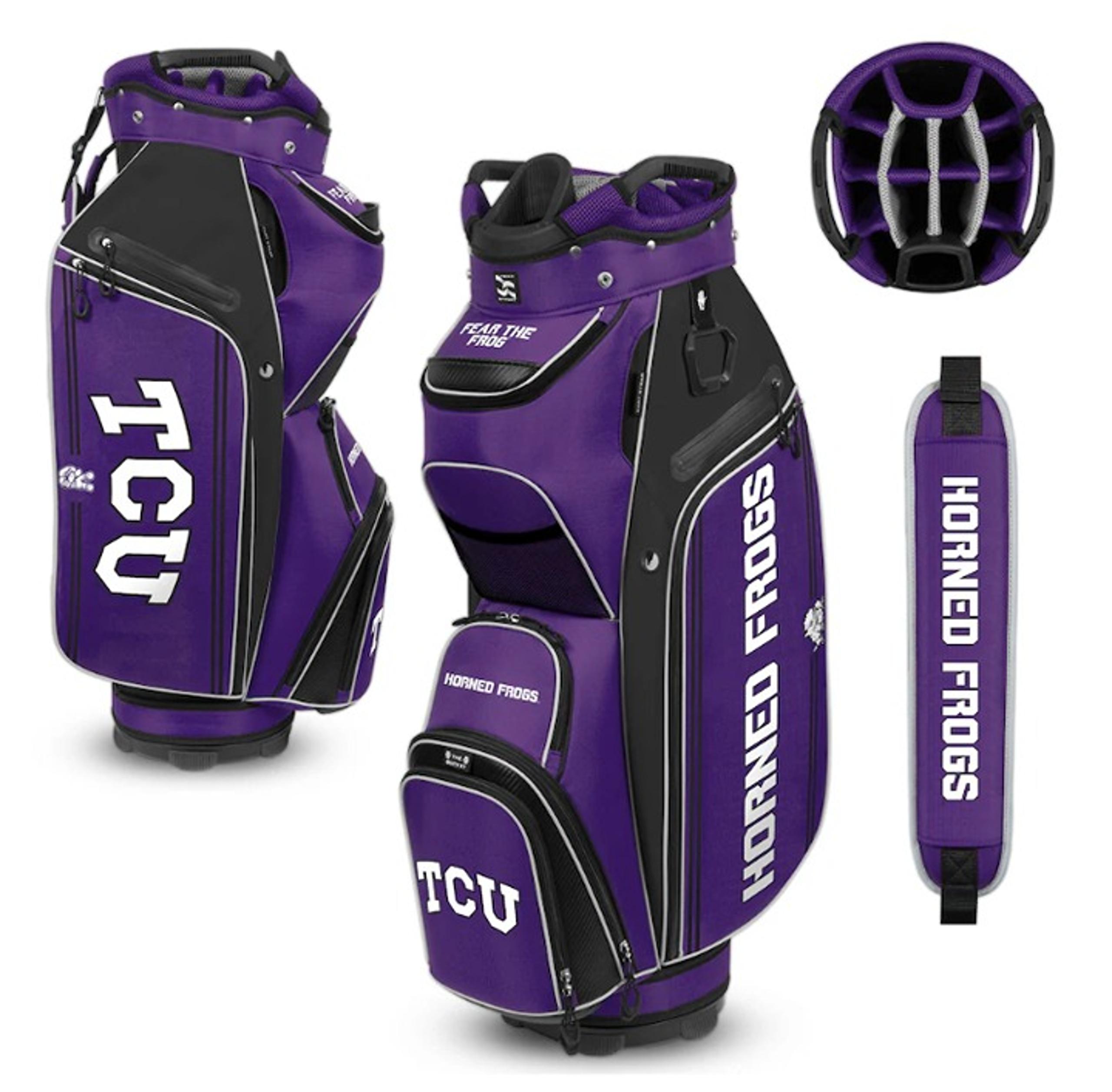 TCU Frogs WinCraft Bucket III Cooler Cart Golf Bag - Any Sports Teams Available